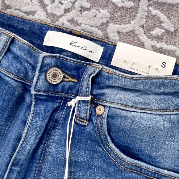 NWT Kancan Evelyn High Rise Denim Shorts - Picture 8 of 13